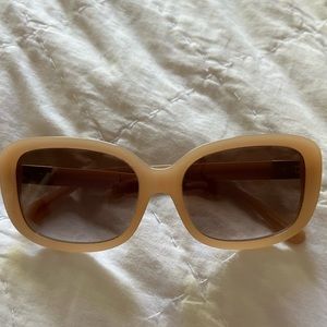 coach cream sunglasses